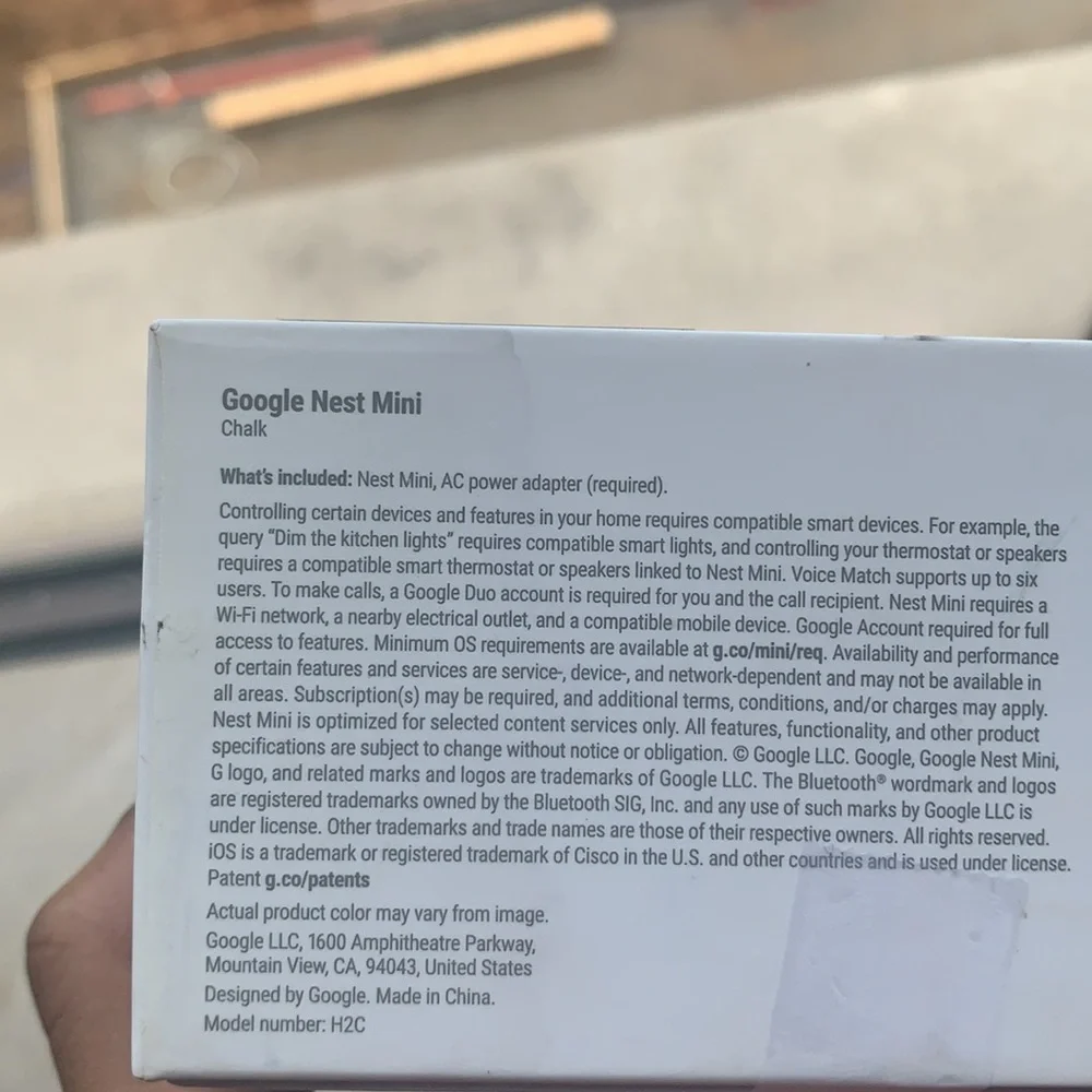 Google Nest Mini 2nd Generation